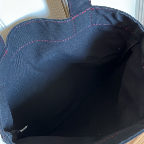 Black deninm tote bag. New. $15 - Picture 4 of 5